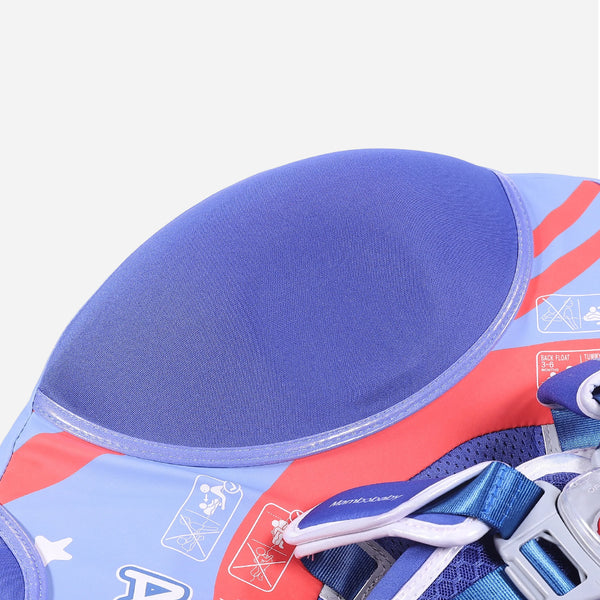 Mambobaby™ American Doughnut | Luchtvrije Babyzwemband met Zonnekap (3–24 mnd)