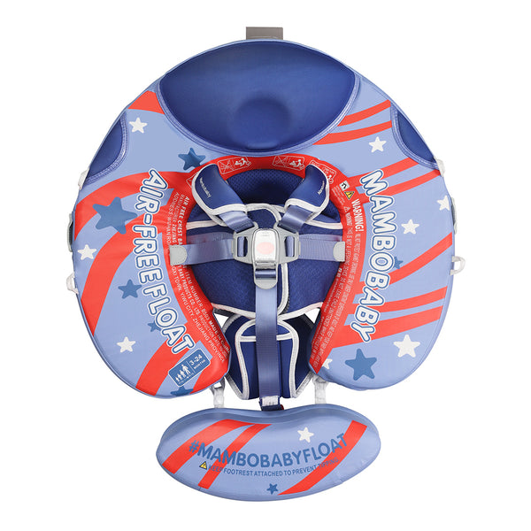 Mambobaby™ American Doughnut | Luchtvrije Babyzwemband met Zonnekap (3–24 mnd)