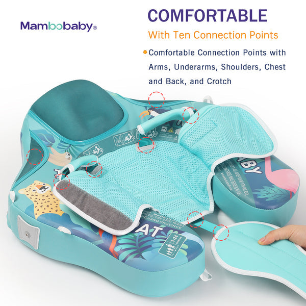 Mambobaby™ Tropical Rain Forest | Luchtvrije Babyzwemband (3-24m)