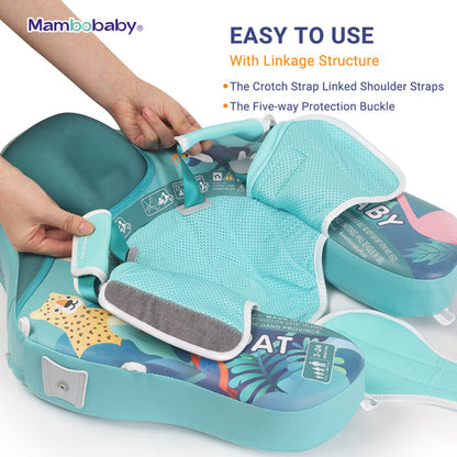 Mambobaby™ Tropical Rain Forest | Luchtvrije Babyzwemband (3-24m)