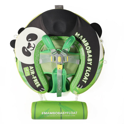 Bovenaanzicht van de complete Mambobaby Float zonder Zonnescherm | Toont het 5-punts gordelsysteem en de zitting