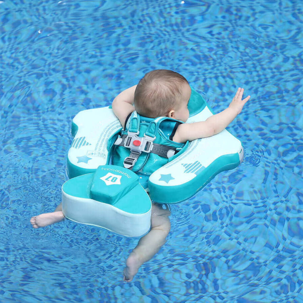 Onzinkbare Mambobaby Float in Rugslagmodus, veiligste zwemband voor baby's